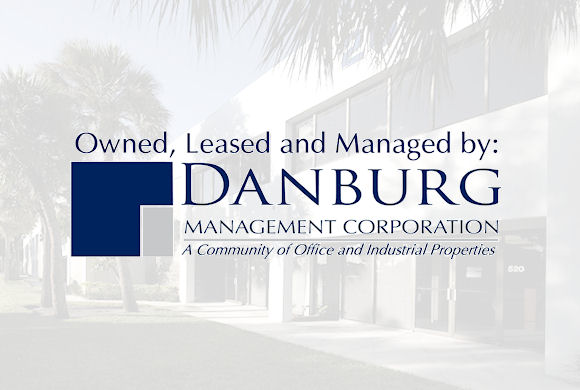 Interiors and extriors of commercial properties developed and managed by Danburg Management.